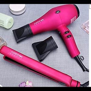 Hair dryer and straighter set:)